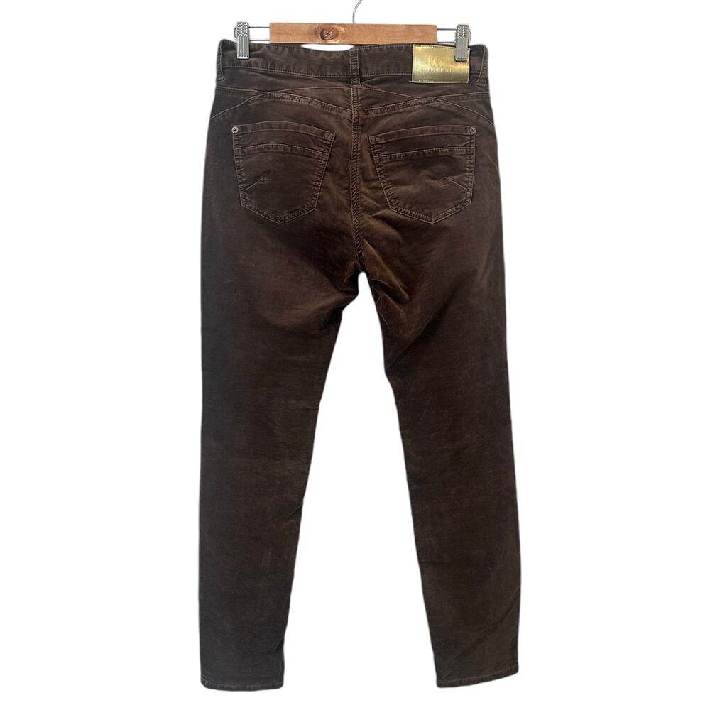 MAC Rich Jeans Slim Velvet In Fawn Brown 28 Chocolate Brown Designer Boho - Picture 5 of 12